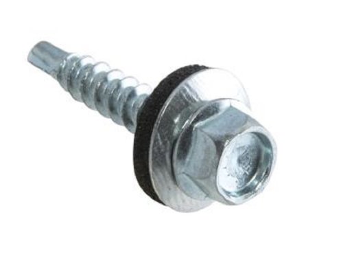 Саморез кровельный с буром 5,5х19 оцинкованный (1 шт) картинка